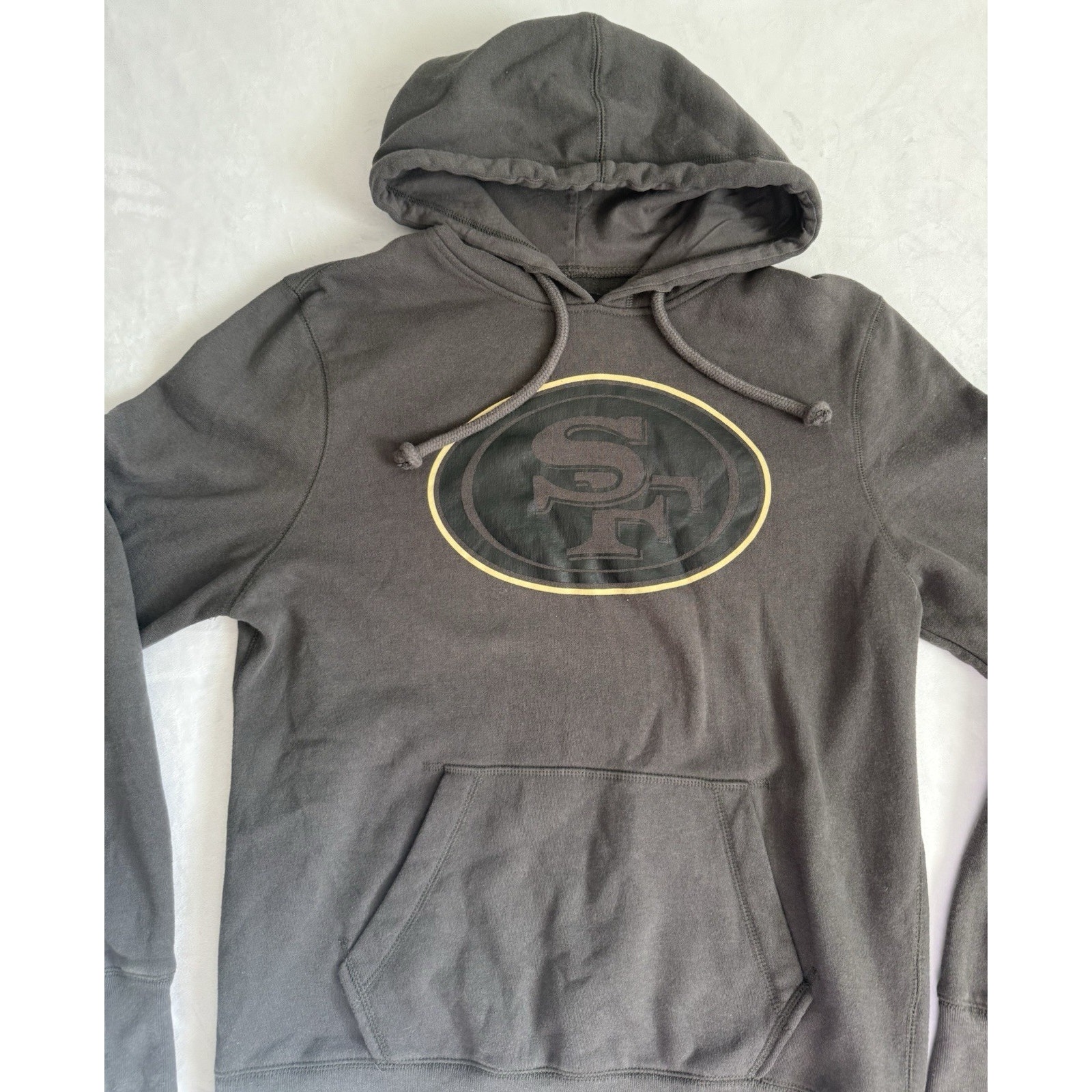 47 Brand Mens 49ers Grey Hoodie Size Medium
